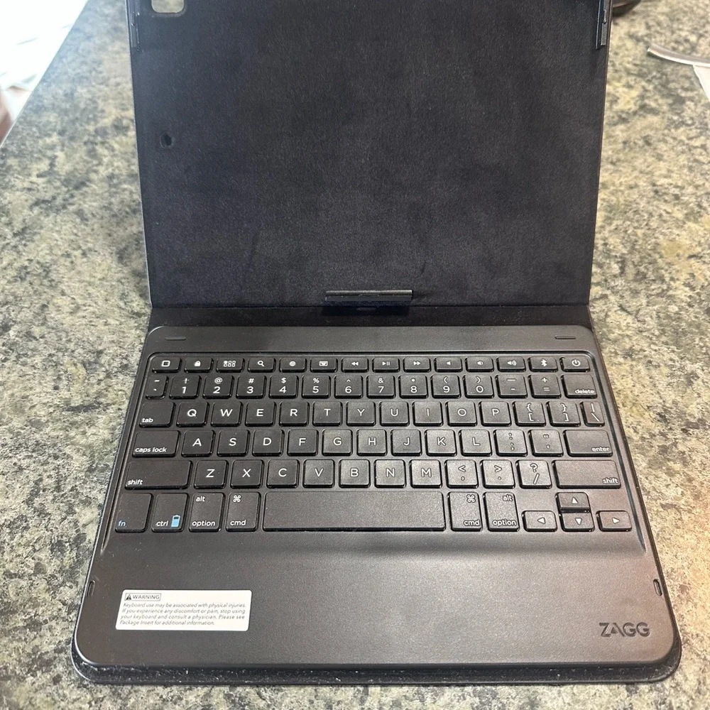 Sleek Black Tablet Keyboard Case